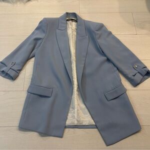 Zara Light Blue Blazer Jacket